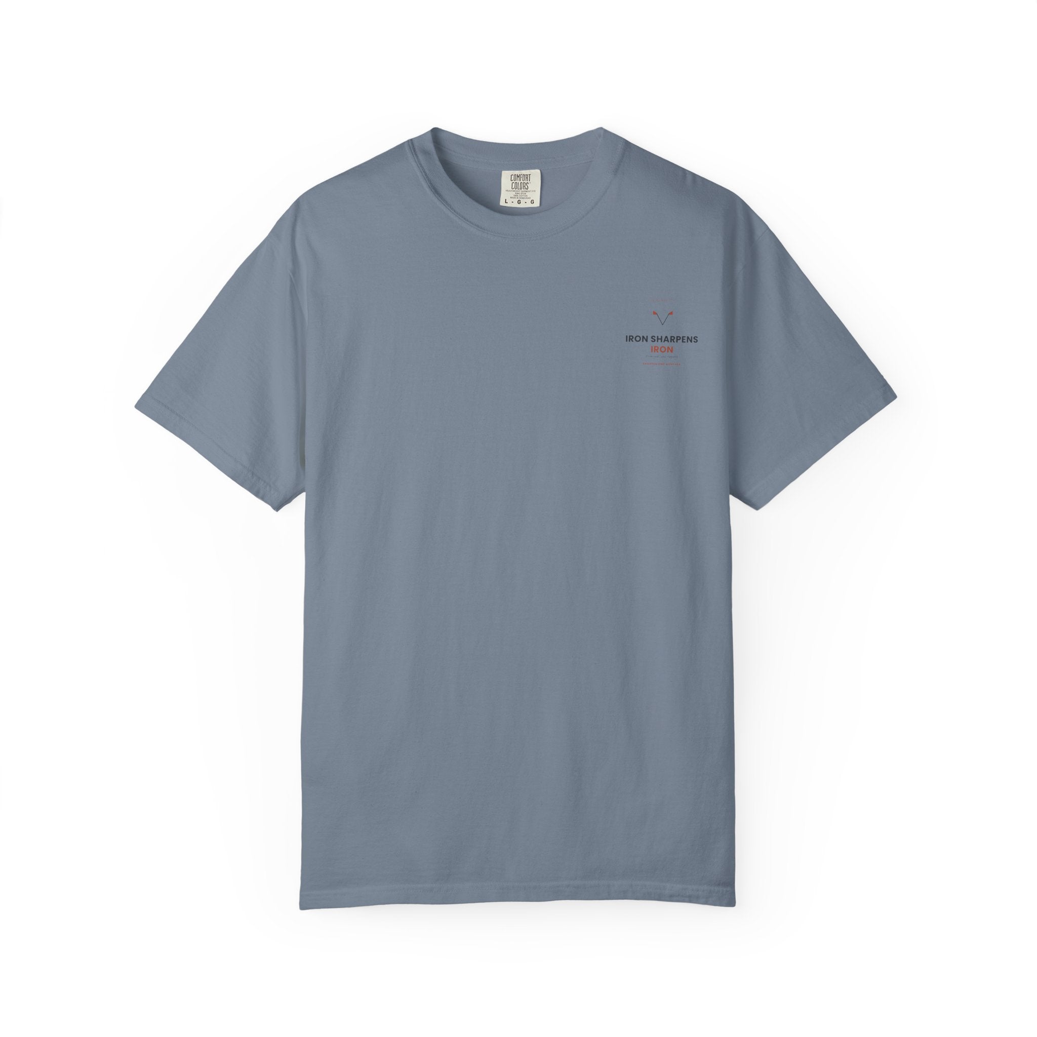 T-Shirt — "Iron Sharpens Iron" Inspirational Graphic Tee