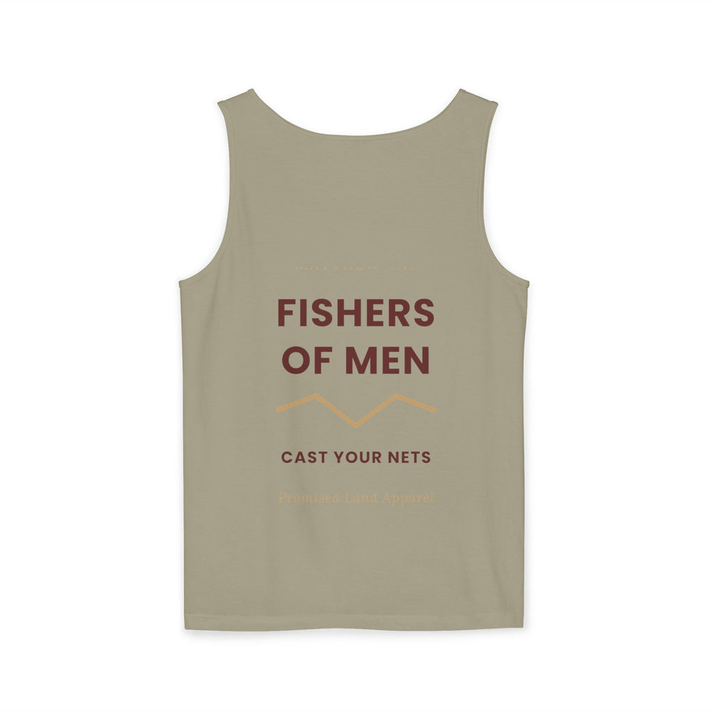 Give Thanks Tank Top — “Fishers of Men” Faith Graphic Tank