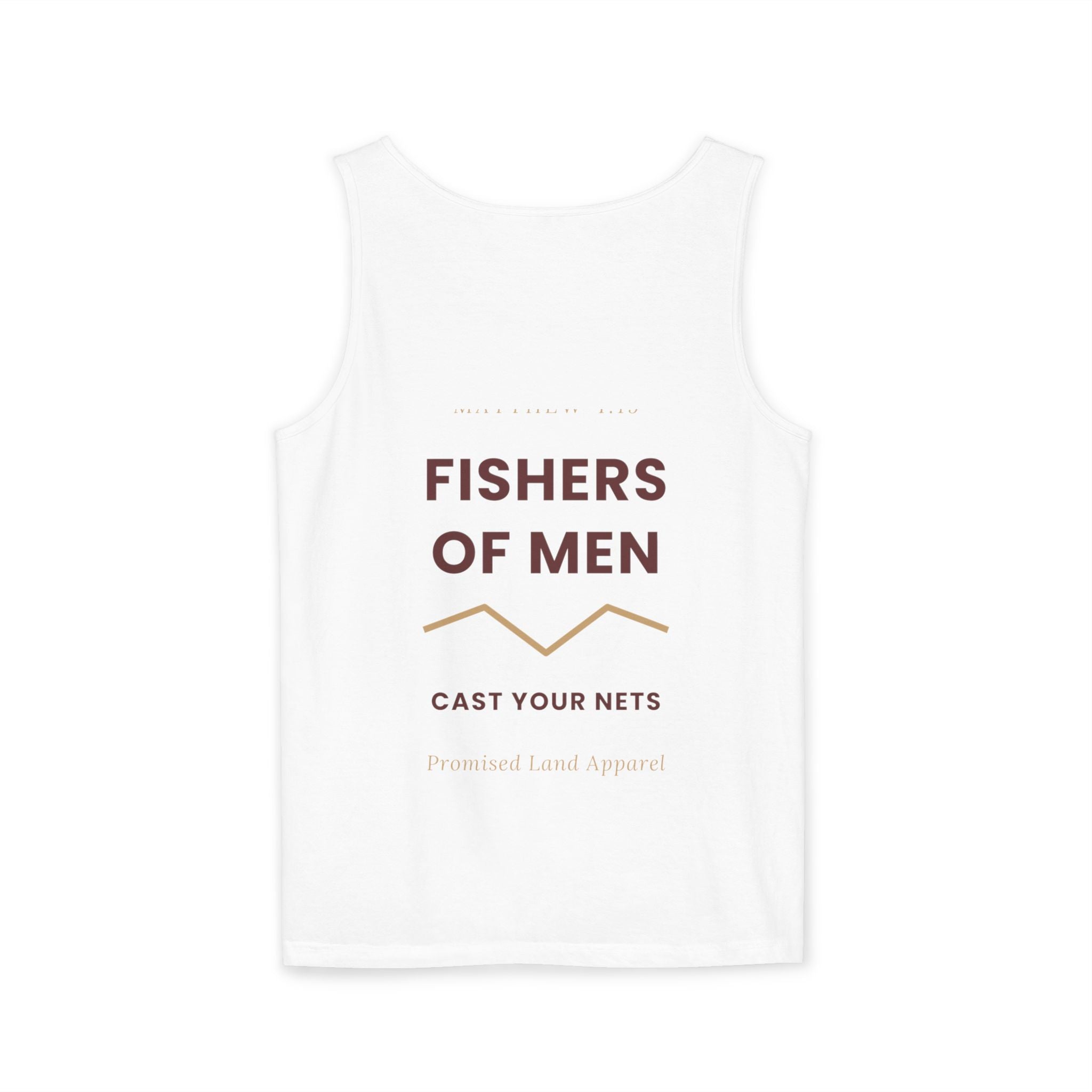 Give Thanks Tank Top — “Fishers of Men” Faith Graphic Tank