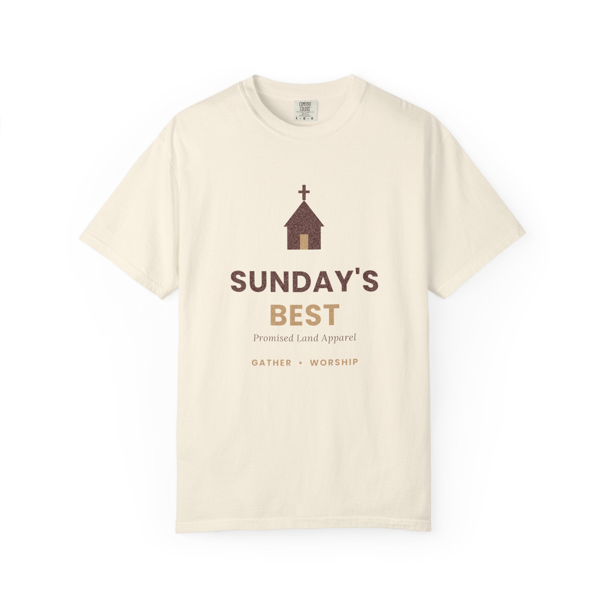 Sunday's Best T‑Shirt — Church Service Graphic Tee comfort colors