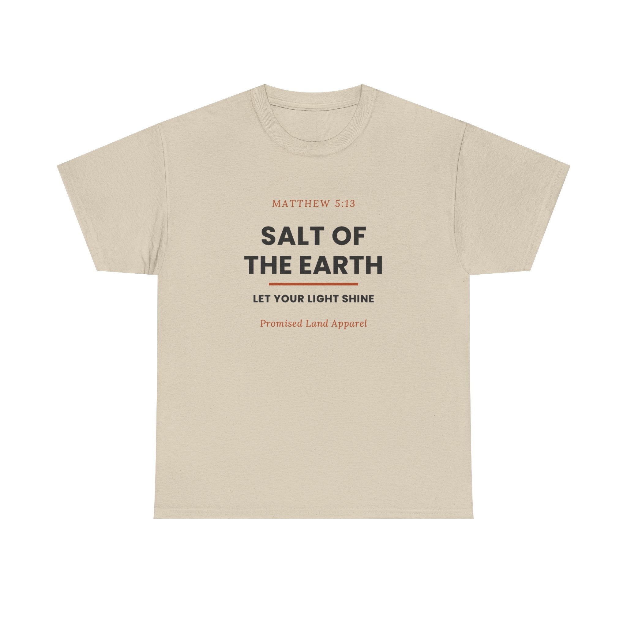 Salt of the Earth T-Shirt — Matthew 5:13 Christian Faith Tee