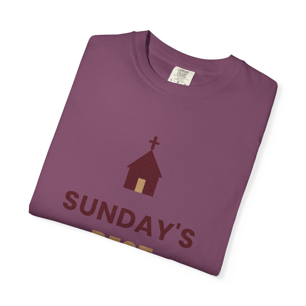 Sunday's Best T‑Shirt — Church Service Graphic Tee comfort colors