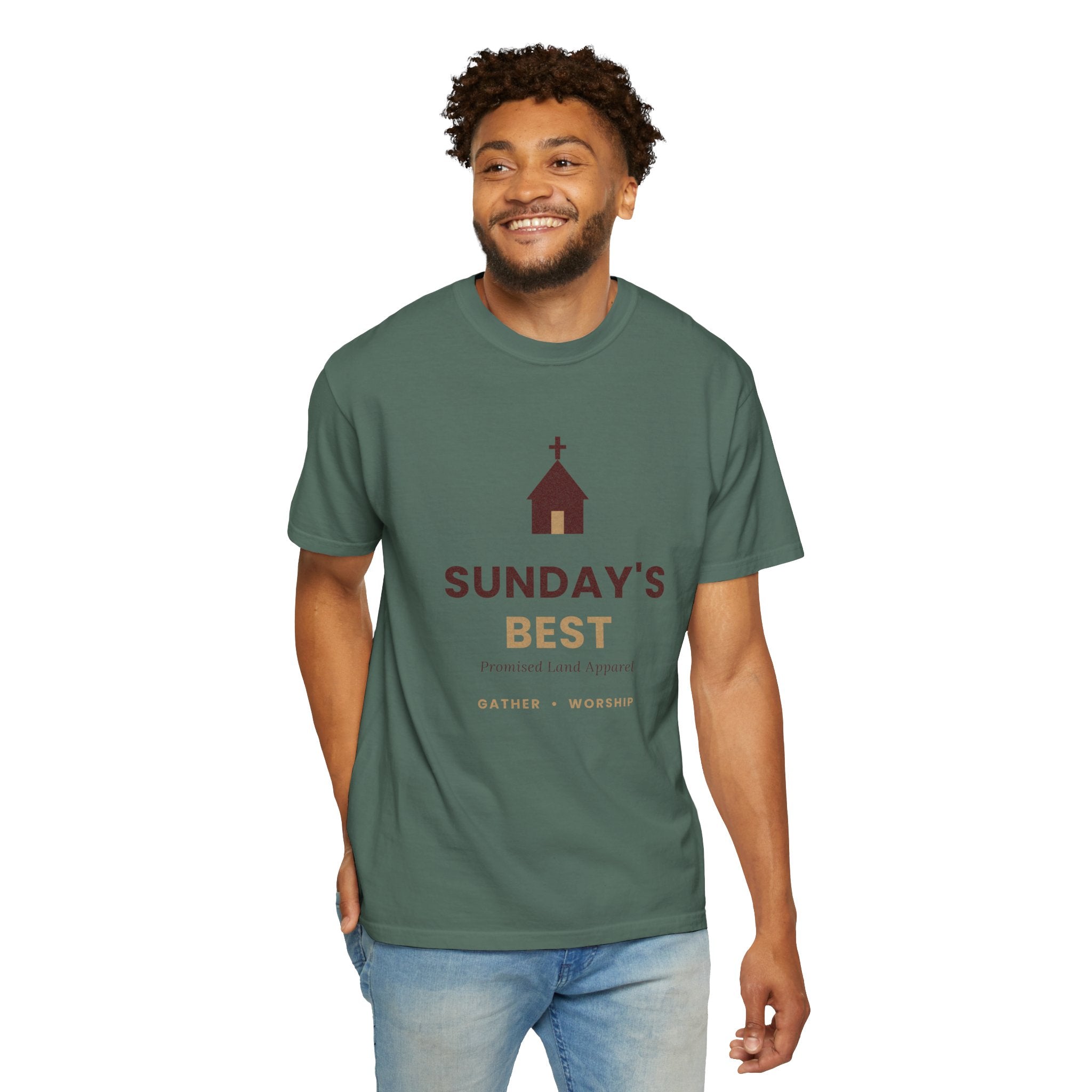 Sunday's Best T‑Shirt — Church Service Graphic Tee comfort colors