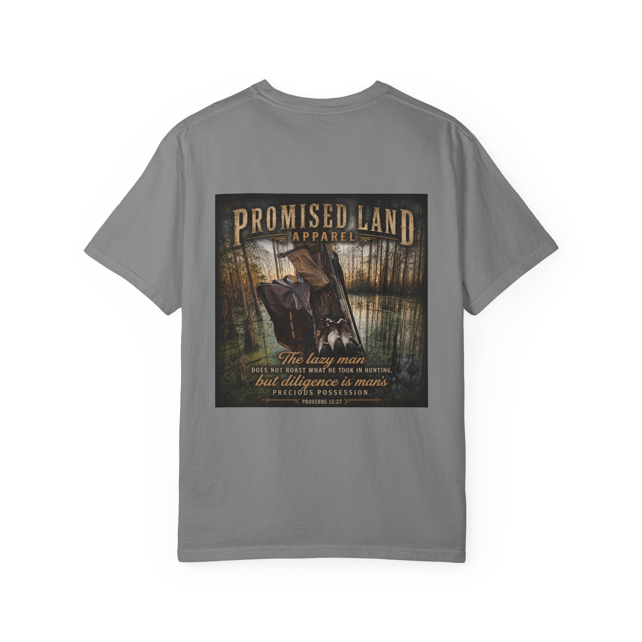 Christian Faith T-Shirt — Galatians 6:9 Nature Graphic